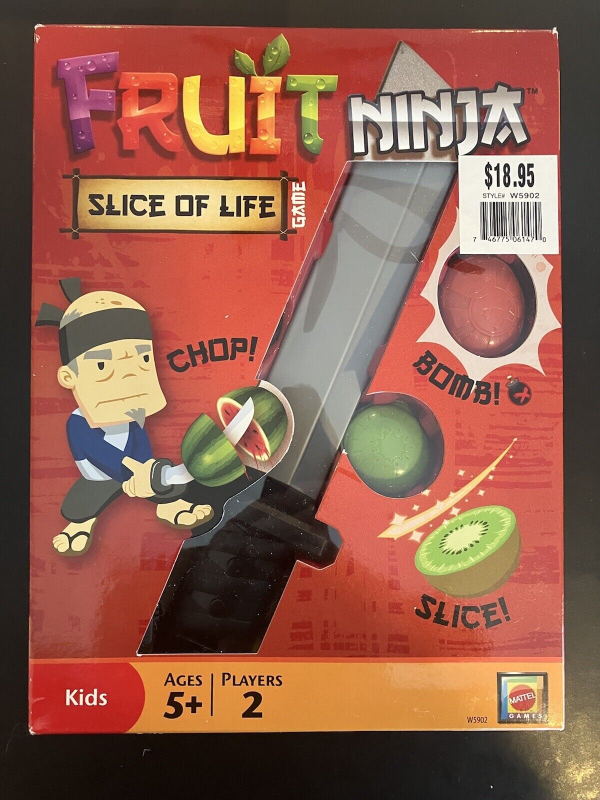 Mattel Fruit Ninja Slice Of Life Game