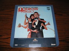 JAMES BOND OCTOPUSSY - CED video disc  Used/Good Condition