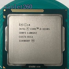 3rd Gen Intel Core i5-3550S LGA1155 CPU Processor Quad-Core SR0P3 3.0GHz 6MB