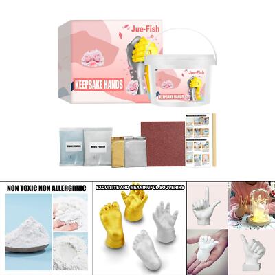 Komplettes Handguss-Set Erwachsene Kind Hand halten Handwerk Hand Fuß Form