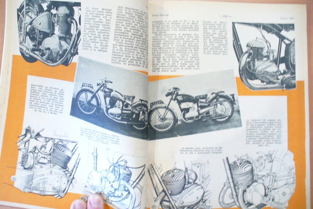Revue Moto Revue 1952 N°1099 - Thème Jantes Et Moyeux, Occasion
