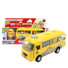 Pororo and Friends Kindergarten Bus Die Cast Toy Pororo figure Set Kids Toys