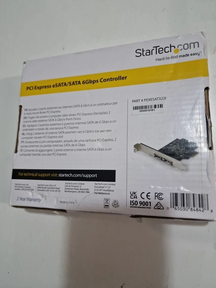 Startech.Com PCI EXPRESS  ESata/sata 6GBPS Controller  - Image 4 of 4