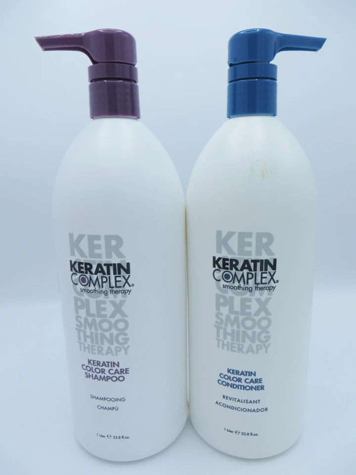 CHAMPÚ/ACONDICIONADOR KERATIN COMPLEX CUIDADO DEL COLOR 33,8 OZ Foto 3 de 4