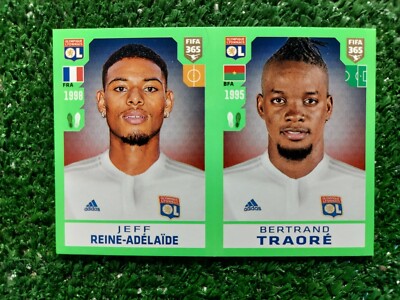 FIGURINA PANINI FIFA 365 2020 LIONE N°127 REINE ADELAIDE TRAORE CALCIO BLU  