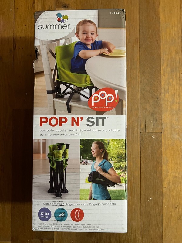Summer Pop 'N Sit Portable Booster