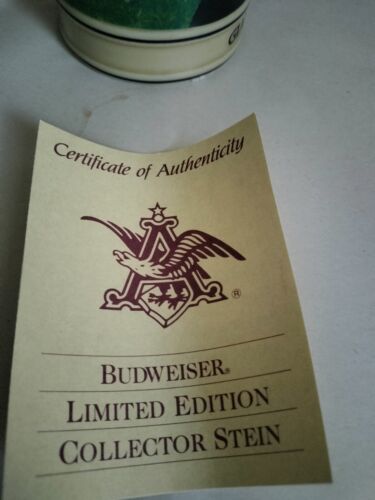 BUDWEISER ENDANGERD SPECIES SERIES CS173 GIANT PANDA 6 3/4" STEIN 1992 - Picture 6 of 7