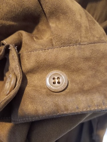 Milestone Designer Suede Tan Bomber Jacket Mens Size 48 / S CASA - Picture 8 of 9