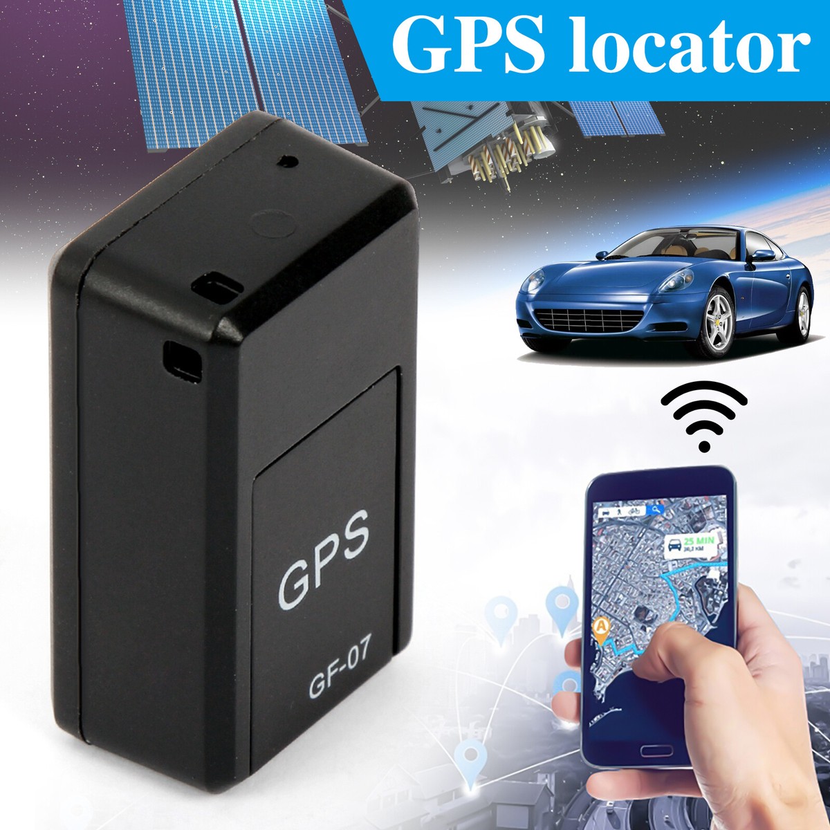 USA Mini GPS Magnetic Real Time Car Truck Locator GSM GPRS GF07
