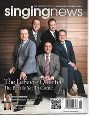 SINGING NEWS....."THE LeFEVRE QUARTET"....."NAOMI SEGO READER"......JANUARY 2018