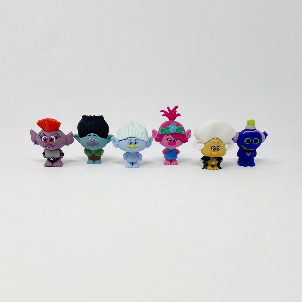 DreamWorks Trolls World Tour 3D Puzzle Palz Eraser Complete Set of