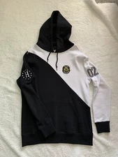 HUF Worldwide Size L Color Block Crest Hoodie Worn Once