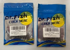 Dr. Fish Ball Bearing Snap Swivels 20 Count Pack- Black Nickel Coated - Set Of 2