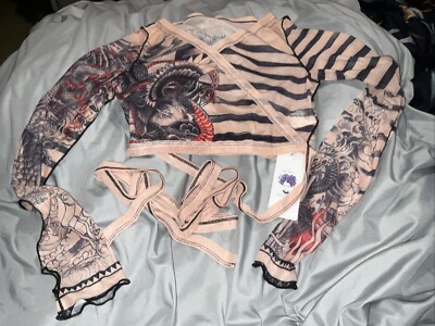 DO MY SELF THE NUDE SAILOR TATTOO CACHE TOP  SIZE MEDIUM BRAND NEW