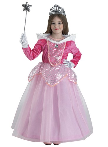 Costume Vestito Carnevale Bambina BELLA ADDORMENTATA Rosa 3 4 5 6 7 8 10 11  Anni | eBay