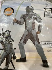 Overwatch GENJI Halloween Costume Boys Size Small 4-6 NEW With Mask