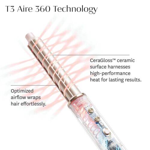 T3 Aire 360 Multi-Styler, Hair Dryer with Ceramic Curl Attachments & Brush - Picture 7 of 12