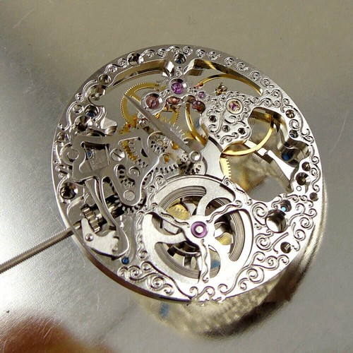 Manual Mechanical Watch Movement Hand Winding Small Seconds @ 6 For ETA 6498 E - Picture 8 of 8