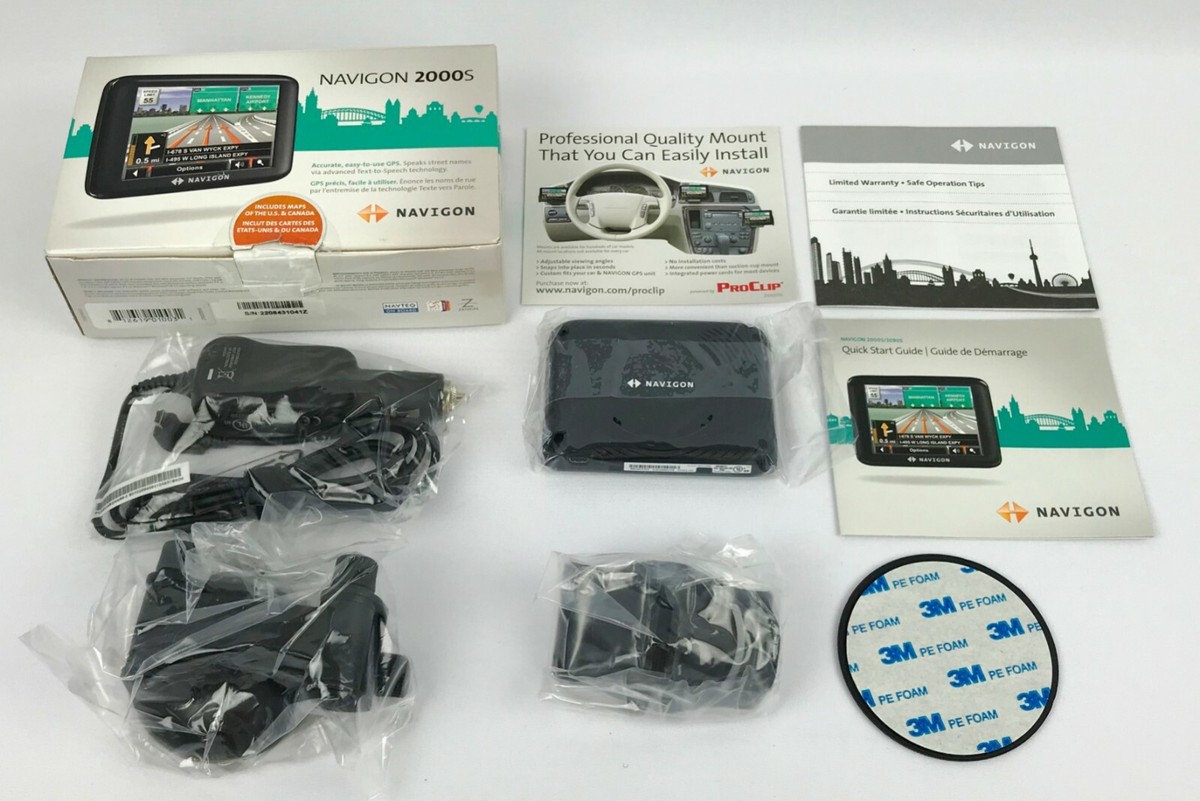 Navigon 2000S Portable GPS Navigator NEW