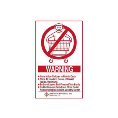 Wall Mounted Warning Sign - English Model Number 903E
