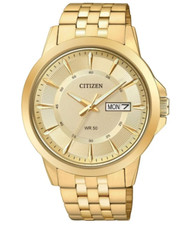 Citizen Men's Quartz Watch Gold-Tone Stainless Steel BF2013-56P 41mm DAY/DATE