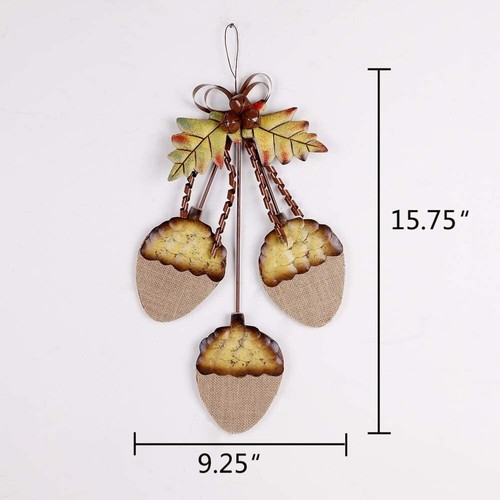 Wooden Hanging Fall Acorn Decor Decorative Acorn Rustic Autumn Themed Decoration - Picture 5 of 7