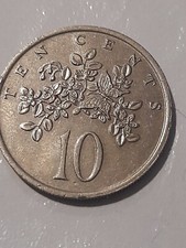 Moneda de 10 centavos Jamaica 1977 