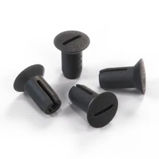 BMW E30 E28 E34 E24 E23 E32 Seat Hinge Trim Plastic Nut Set Of 4 52101906933