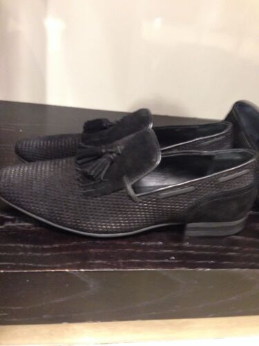 ZAPATOS DE CUERO ZARA MAN CON DETALLES CON FLECOS NEGROS Ref. 5718/002 44EU/10UK/11EE. UU. - Imagen 2 de 8