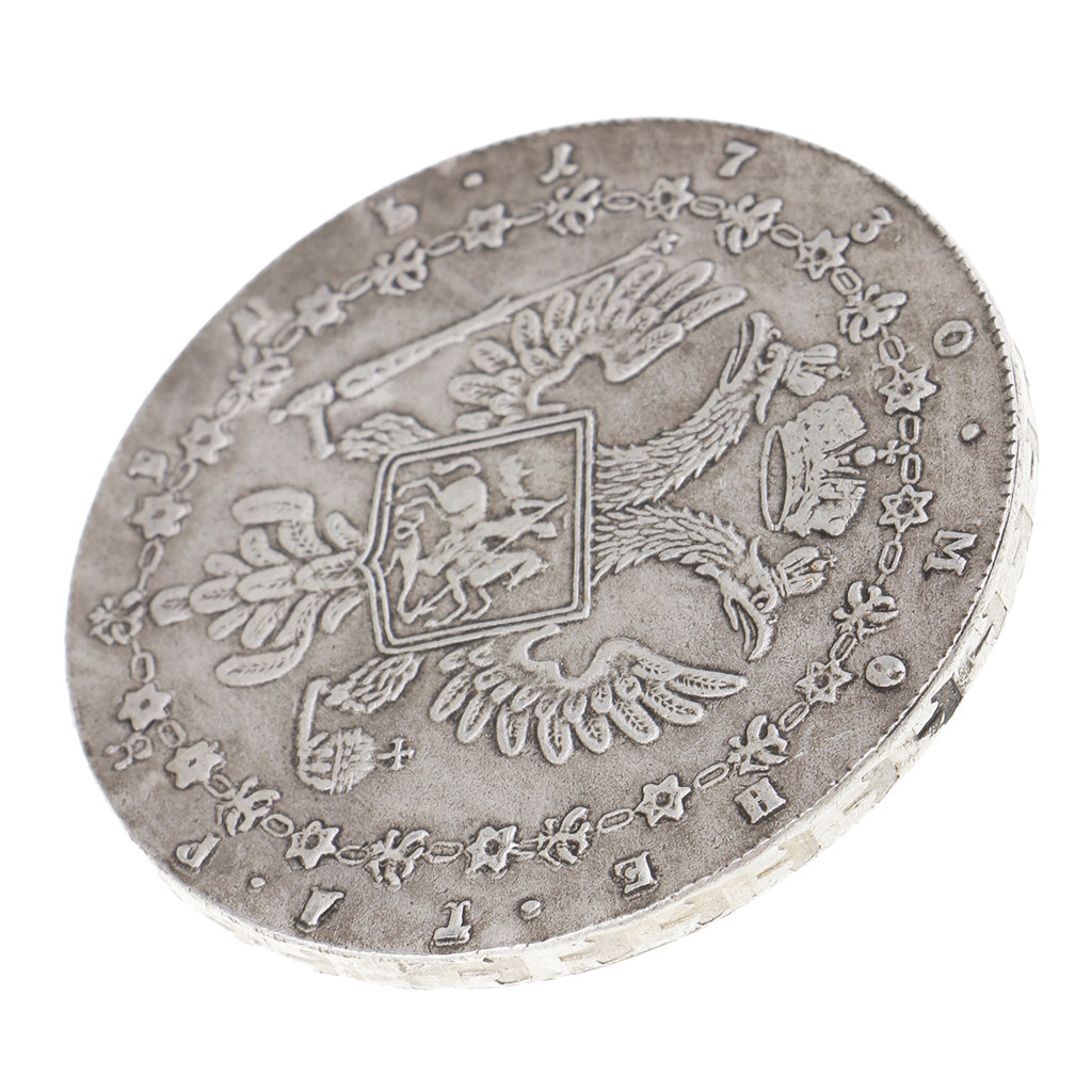 1835 Historische Handgeschnitzte Deutschland-Münze – Silber Plattiert
