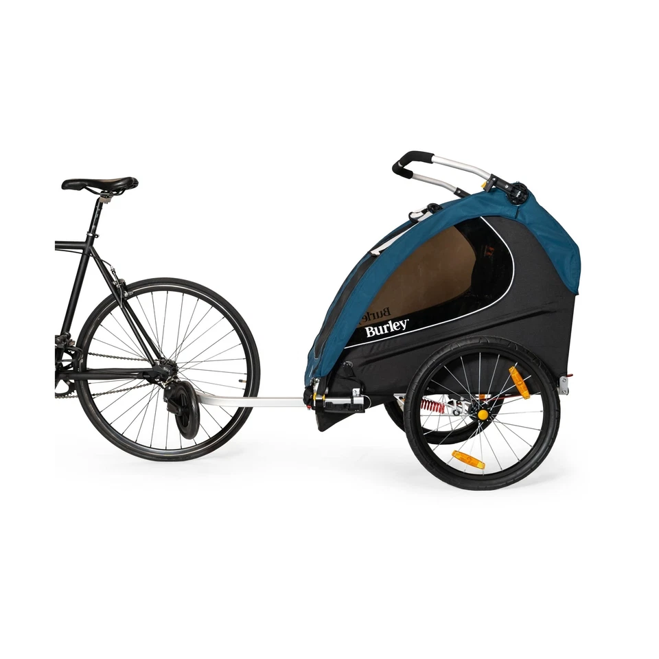 Remolque para bicicletas y cochecito Burley Encore X, 2 asientos para niños actual Foto 3 de 4