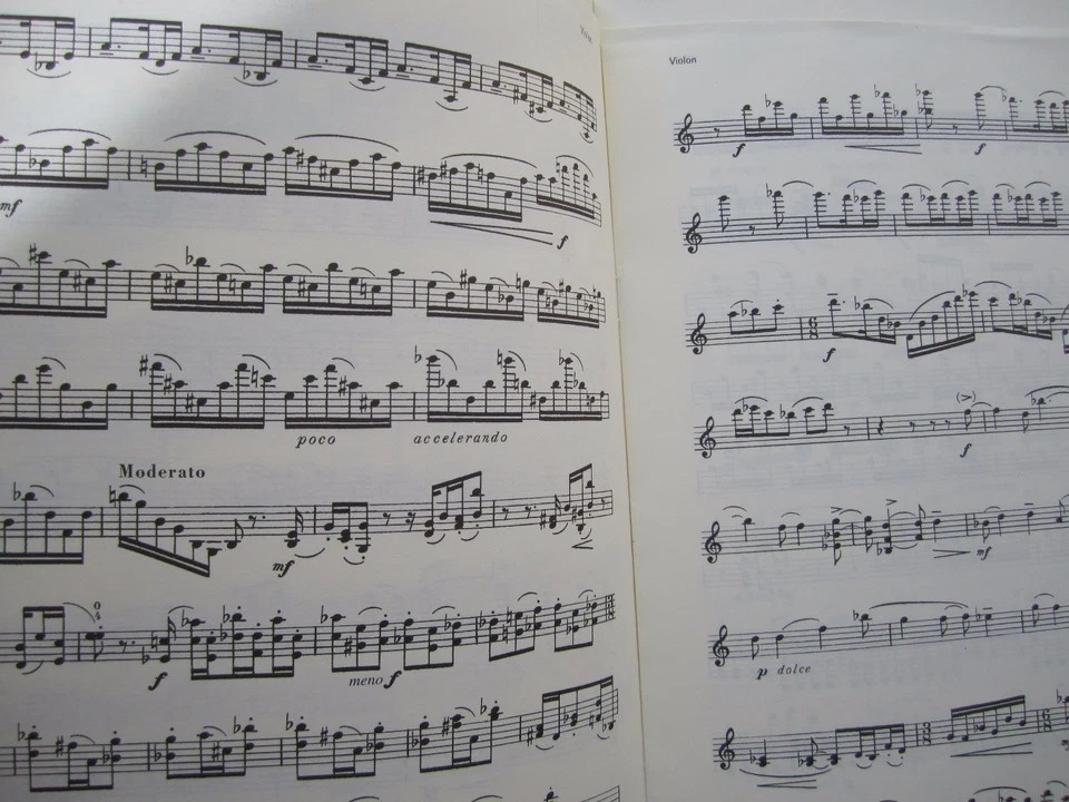 Czech Rhapsody for Violin and Piano by Martinu *NEW* Pub. Eschig - Image 2 of 3