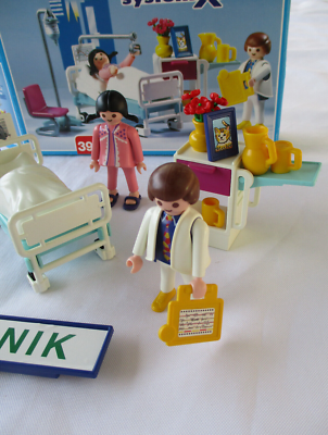 Playmobil 3980 vintage 1997 chambre d'hôpital pédiatrique complet avec boite | eBay