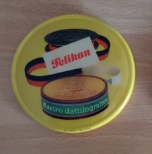 SPECCHIETTO PUBBLICITARIO VINTAGE NASTRO DATTILOGRAFICO PELIKAN S.I.M.P. MILANO