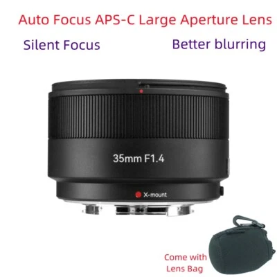 7artisans 35mm F1.4 Auto Focus Large Aperture Lens for Fujifilm X Pro3 T4 Camera - Bild 1 von 4