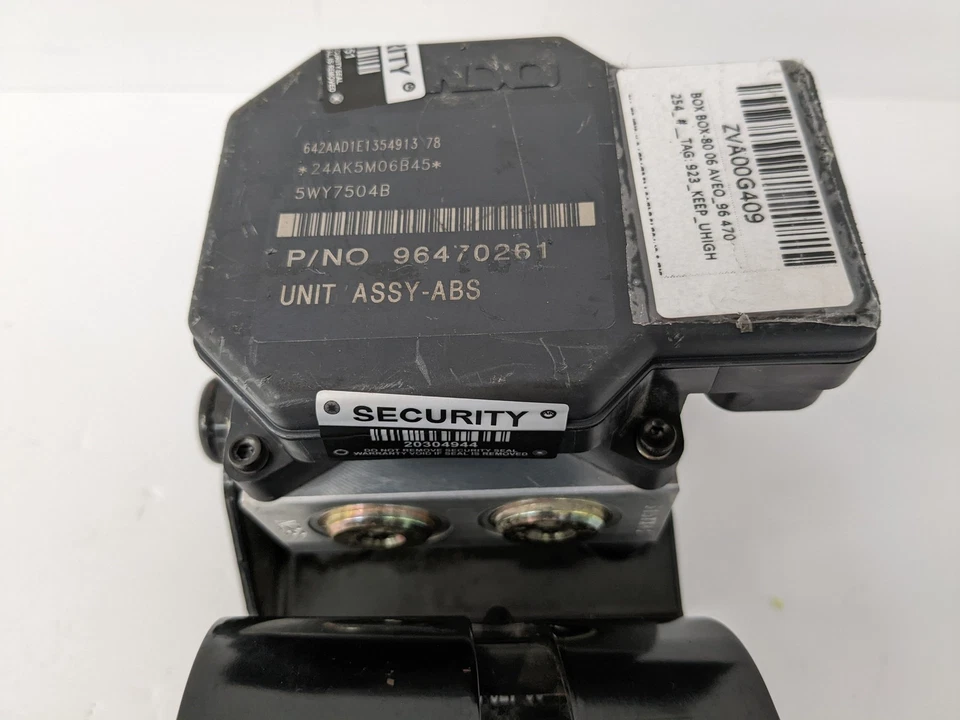 2004-2008 Chevrolet Aveo Pontiac Wave ABS Anti-Lock Brake Pump Control Module Foto 3 de 4