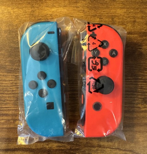 Nintendo Switch OLED 64GB Console Bundle Neon Red Blue Joycons Dock CIB Complete - Picture 11 of 18