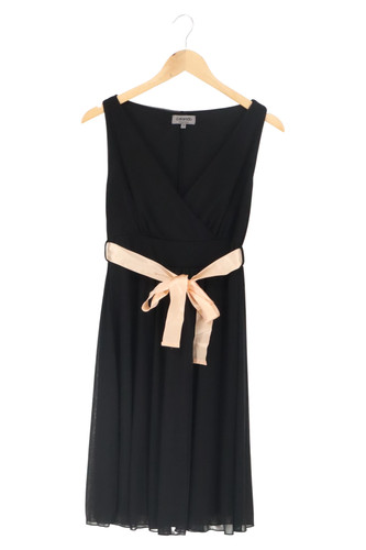 ZALANDO ESSENTIALS Cocktailkleid A-Linie Elegant Schwarz Gr. S/36 Schleife