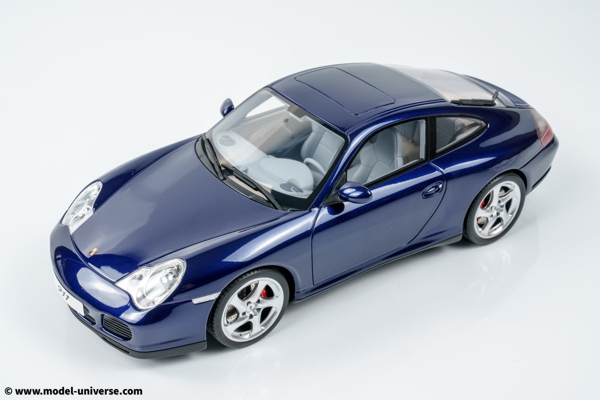 GT Spirit - 1:18 Porsche 911 (996.2) Carrera 4S Dark Blue 2002