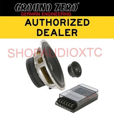 GROUND ZERO GZHC 165.2 165 mm / 6.5  2-way component speaker system (PAIR) 130W