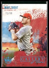 Mike Trout 2021 Panini Diamond Kings Gallery of Stars Holo Blue /99 #GS-9 Angels