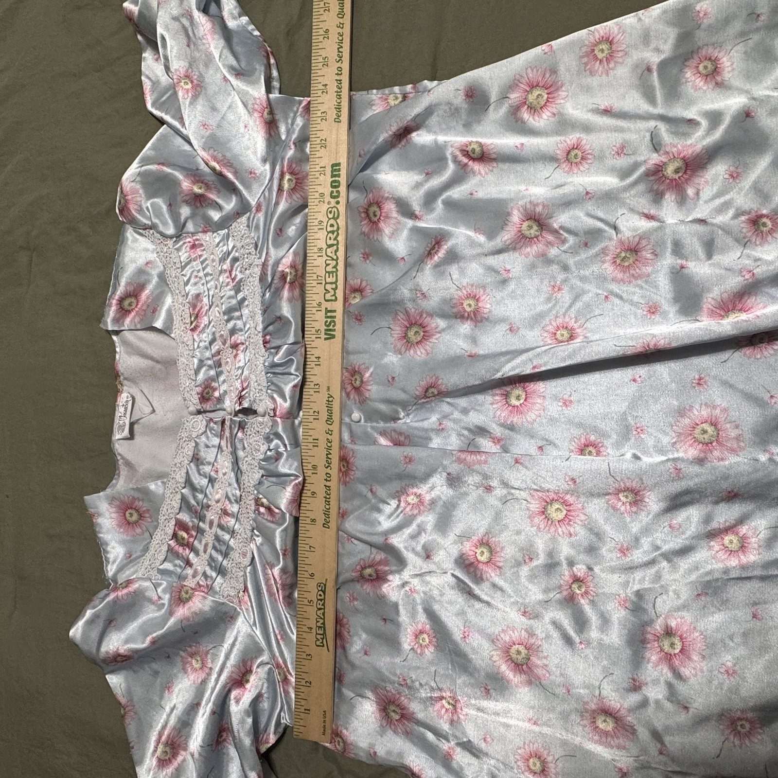 Character Vintage Button Down Size Large FLORAL P… - image 15