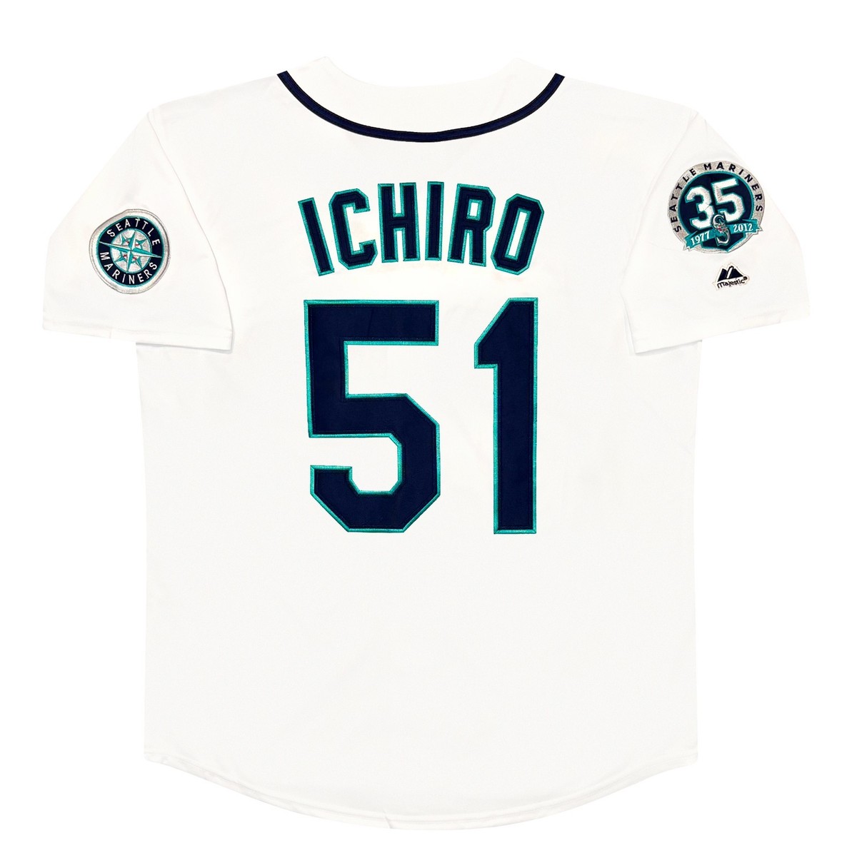 Ichiro Suzuki 2012 Seattle Mariners White 35th Anniversary Jersey