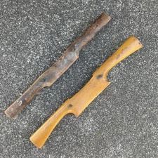 Vintage Pair/Set of Handmade Wood Spoke shaves Primitive Woodworking Tools