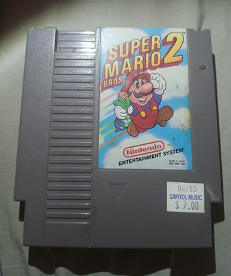 Nintendo Super Mario Bros. 2 Nintendo Entertainment System NES Game Cartridge