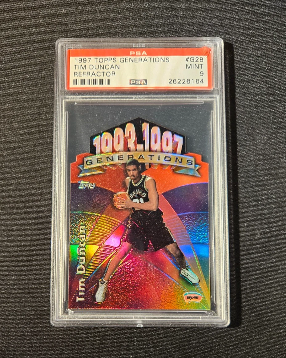 25+ Topps Tim Duncan Basketball Rookie Sports Trading Cards for