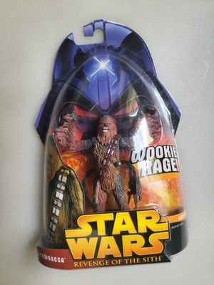 Star Wars Revenge of the Sith Action Figuren Hasbro 2005 Chewbacca Wookie Rage