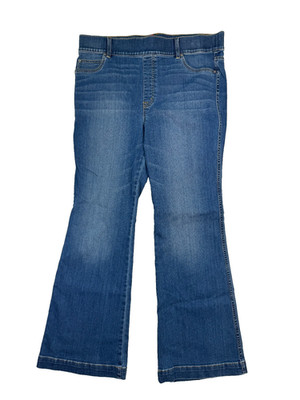 SPANX Flare Jeans Vintage Indigo Womens 2x Pull-On Blue Denim #20456R 40x33