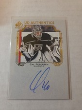 2021-22 SP Authentic - Ud Authentics Cal Petersen #UDA-CP (AU)