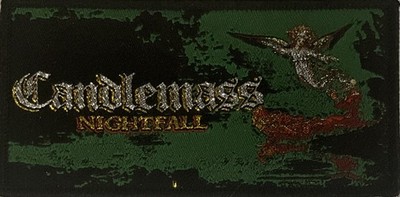 Candlemass - Nightfall 4.5'' x 2.5'' Woven Strip Patch [80s Doom / Heavy Metal]